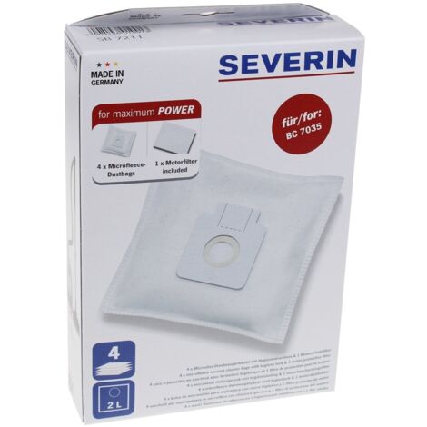 Severin - bc7035 - juego de bolsas de polvo para - 4 pz - sb7211 - 4008146019913