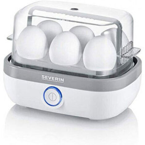 Severin EK3164 Cuiseur à œufs blanc gris 420W 6 œufs