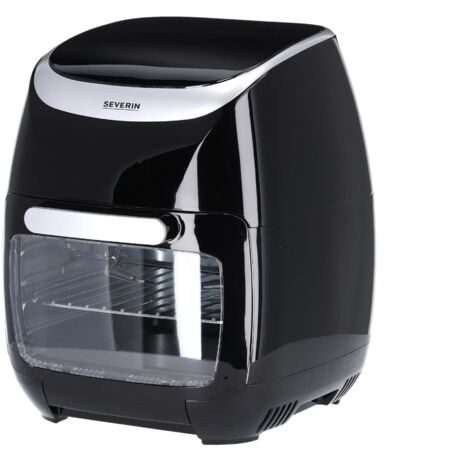 SEVERIN FR 2446 Friggitrice ad aria multifunzione, Friggitrice aria con 11 litri di capacità e controllo touch, Friggitrice senza grassi con numerosi accessori, Nero