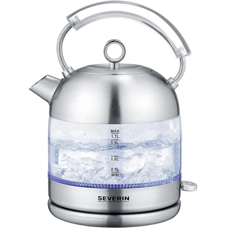 Wasserkocher 17 l 2400 w gebursteter stahlglas wk3459