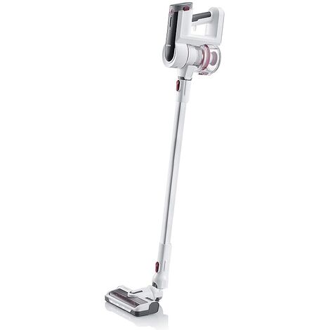 Severin HV 7166 Scopa Elettrica senza Filo 3 Livelli di Potenza con Filtro HEPA Bianco