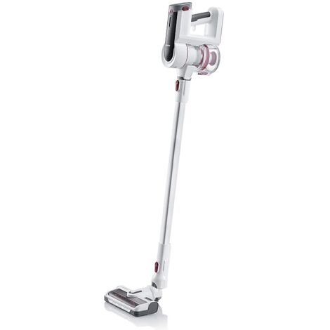 Severin HV 7166 Scopa Elettrica senza Filo 3 Livelli di Potenza con Filtro HEPA Bianco