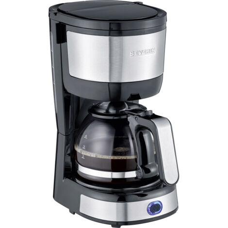 Severin KA 4808 Kaffeemaschine Schwarz  Fassungsvermögen Tassen=4