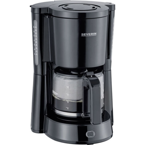 Severin KA 4815 Kaffeemaschine Schwarz  Fassungsvermögen Tassen=10 Warmhaltefunktion