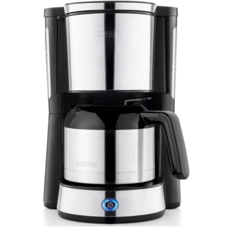 Severin KA 4847 cafetière filtre noir et inox 8 tasses