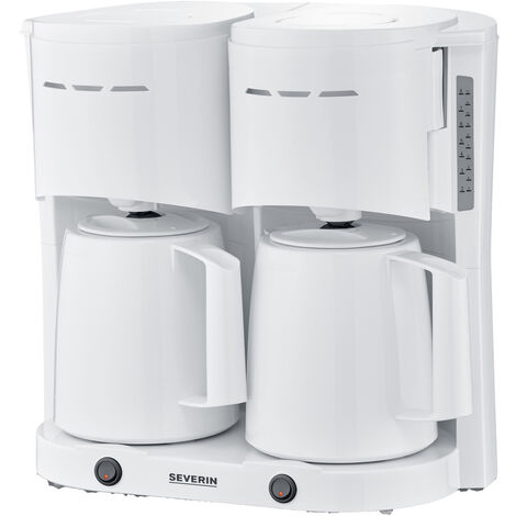 Severin KA 9314 Kaffeemaschine Weiß  Fassungsvermögen Tassen=16 Isolierkanne