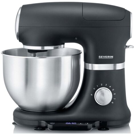Severin KM3898 Impastatrice Planetaria 5.5 Litri 1000W in Nero per Cucina Alternativa e Ricette Perfette