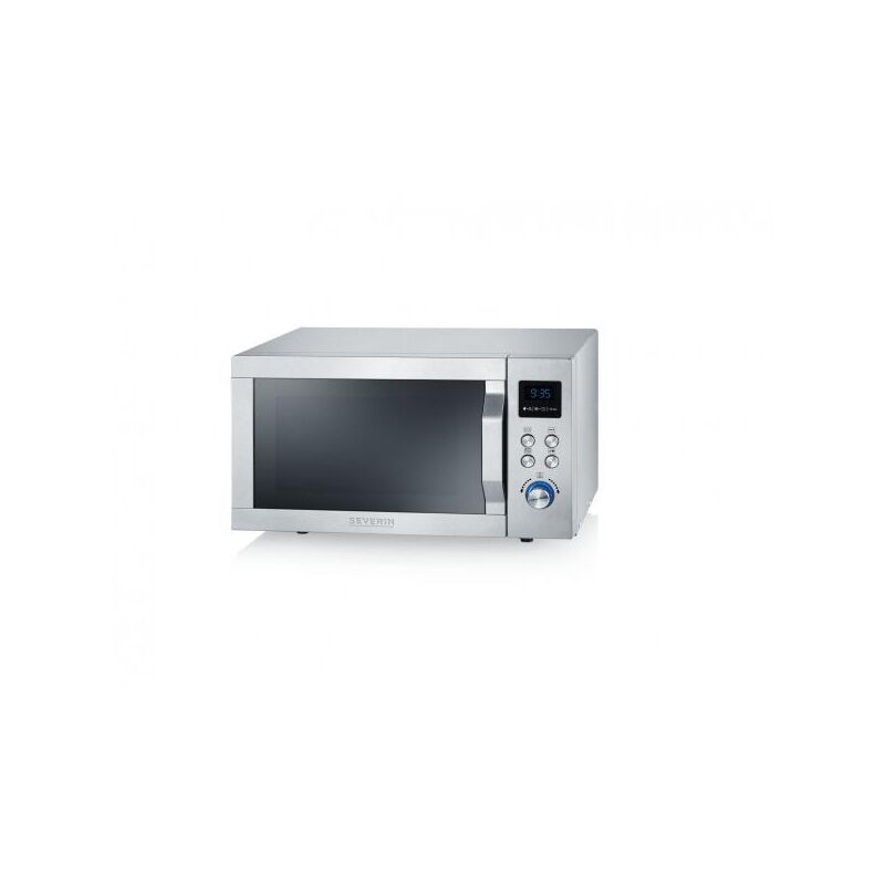 Image of Mw 7751 forno a microonde Superficie piana Microonde con grill 20 l 800 w Argento, Stainless steel - Severin
