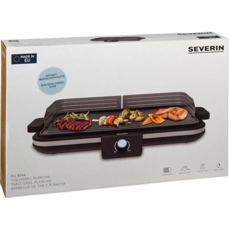 Severin PG 8564 Elektrische Grillplatte schwarz 50x30 cm