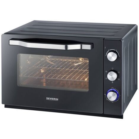 Severin TO 2073 Mini-Backofen Multifunktion schwarz 60 Liter