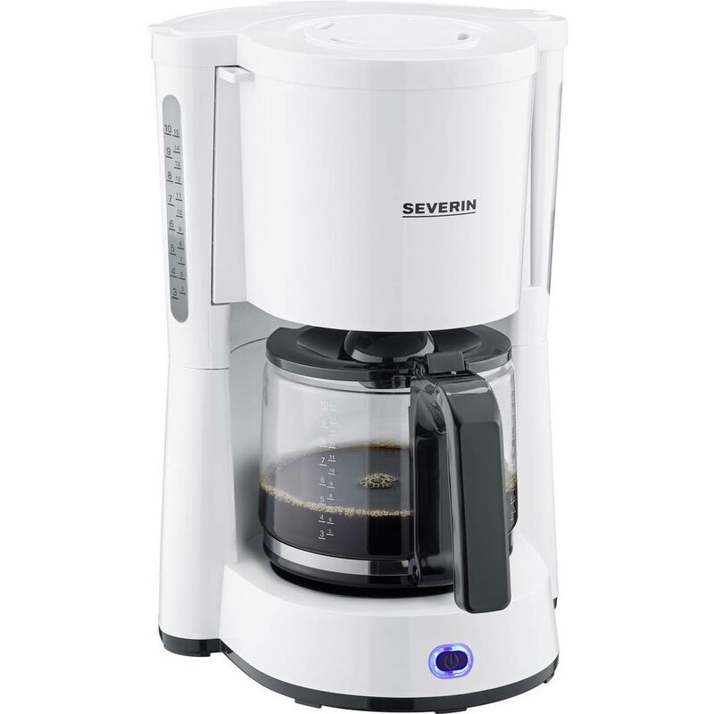 Image of Type Macchina per il caffè Bianco Capacità tazze=10 Caraffa in vetro, funzione macchina caffè - Severin