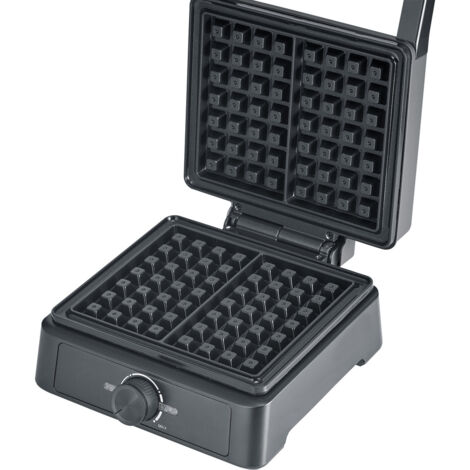 Severin WA 2125 Waffeleisen Kontrollleuchte schwarz, anthrazit