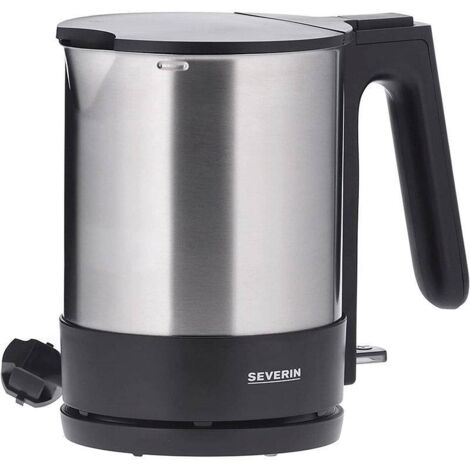 Severin Wasserkocher 1,7 Ltr. /  2.200 Watt Edelstahl schwarz