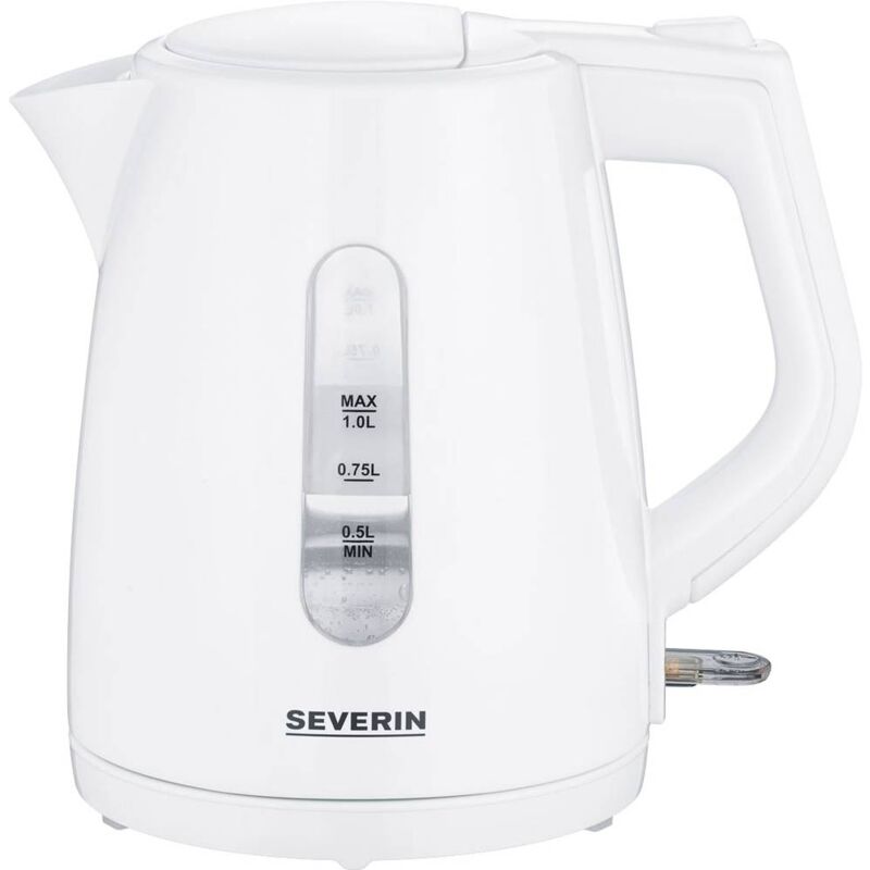 Severin - wk 3411 Bollitore Bianco Capacità effettiva: 1 l
