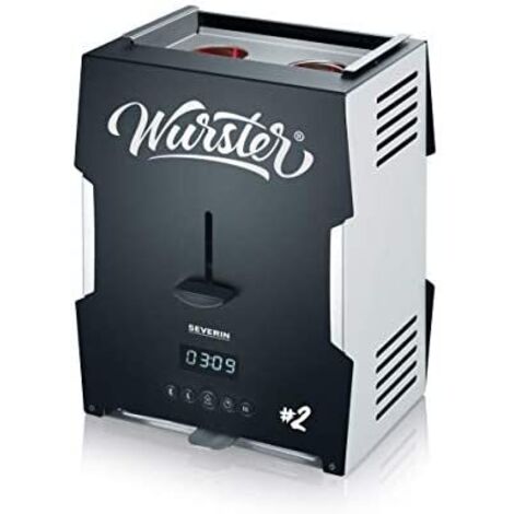 Severin WT 5005 - Wurster® Grill à saucisse noir, gris