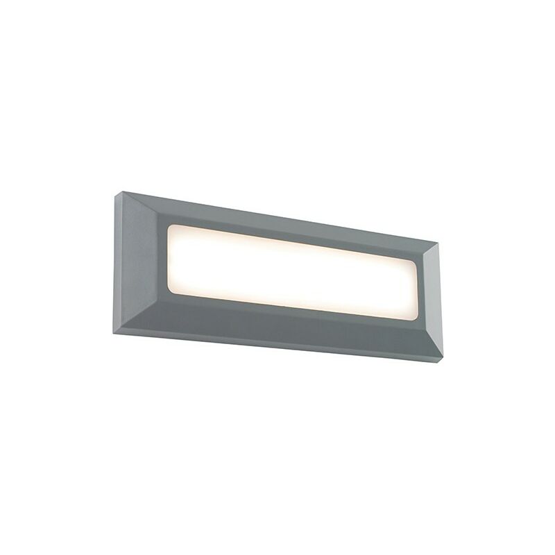 Severus - Outdoor Integrated LED Landscape Direct IP65 3W Grey Abs Plastic & Frosted - Saxby Lighting