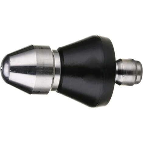 Sewer Jetter Nozzle for Pressure Washer, Quick Connect Drain Cleaning Water Nozzle, 1/4" Orifice 5000 Psi 0.7mm