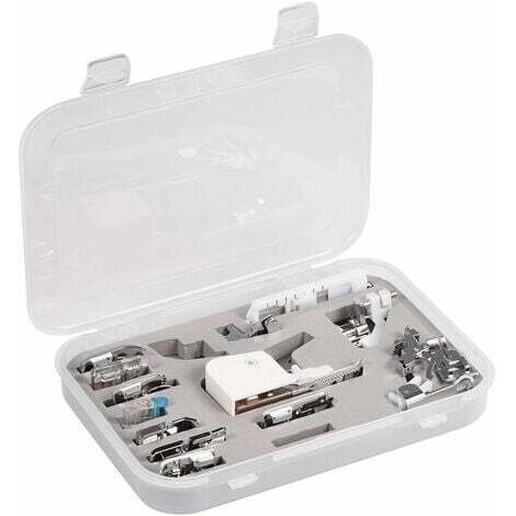 Sewing Accessories 15pcs Sewing Machine Presser Feet Set Walking Foot Kit for Brother Singer Domestic Sewing Machine