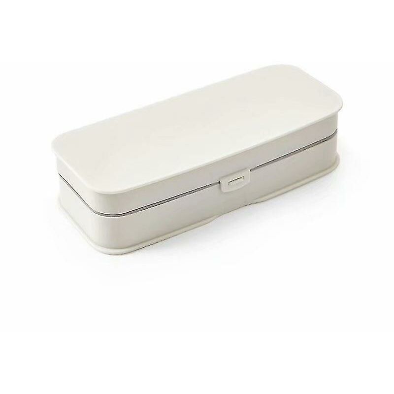 Sewing kit, sewing kit, sewing box, hand-sewn household multi-function sewing kit, plastic sewing box (white)
