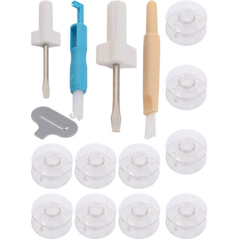 Sewing Machine Tools Set Threader Shuttle Core Needle Inserter+Screwdriver