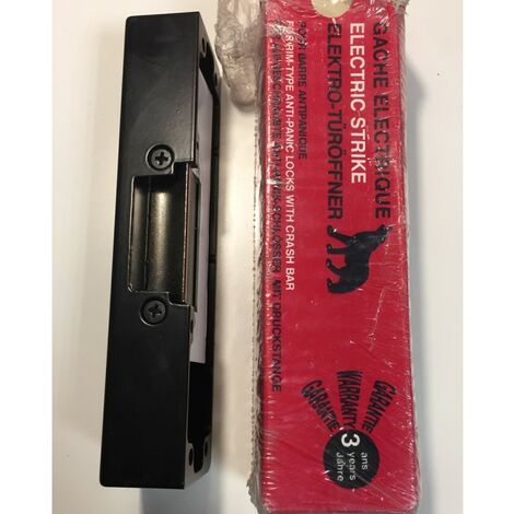 Sewosy SE000207 - Gâche à rupture de courant 12V DC - Boîtier Petit pour barre anti-panique