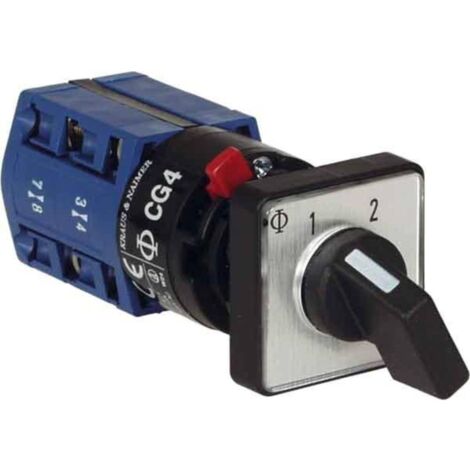 Sezionatore 10 A 1 x 60 ° Grigio, Nero Kraus & Naimer CG4.A221.FS2 1 pz.
