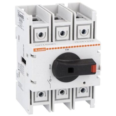 Sezionatore 3P Comando Diretto Ac21A 80A ( LOVATO cod. GA080A )