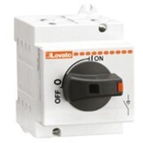 Sezionatore Dc Comando Diretto Dc21B 800V/25A ( LOVATO cod. GD025AT2 )