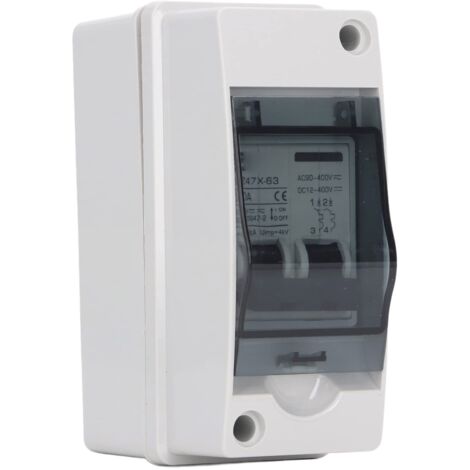 Sezionatore solare fotovoltaico 2P 40A IP65 Impermeabile PA66 Interruttore automatico miniaturizzato DC 12‑400 V CA 90‑400 V