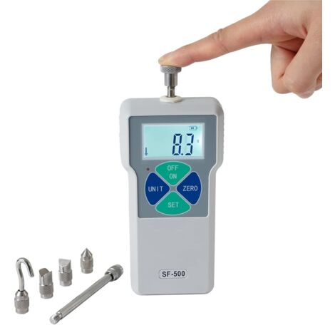 SF-500 Digitales Kraftmessgerät/Push-Pull-Kraftmessgerät, Prüfgerät, Dynamometer – Druckdynamometer, hochpräzise LCD-Messgeräte