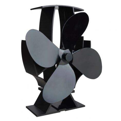 SF-SF SuperFast Air Semi-Heated Stove Fan - Satin Black