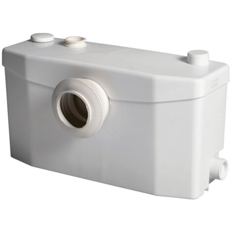 SFA – Broyeur sanitaire SANIPLUS – Évacuation jusqu'à 5m verticalement – Compatible toilettes, lavabo, douche et bidet – Pieds anti-vibration