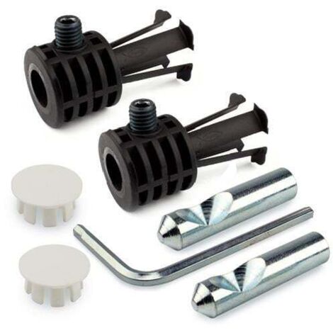 SFA – Kit de fixation cuvette Sanicompact Comfort – Acier inoxydable – Stabilité renforcée pour installation WC broyeur – Utilisation quotidienne