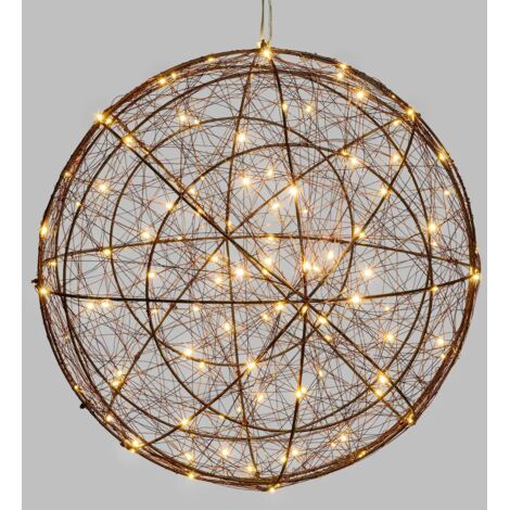 Sfera 3D Copper 25 cm 120 MicroLED B Caldo FlashLED IP44