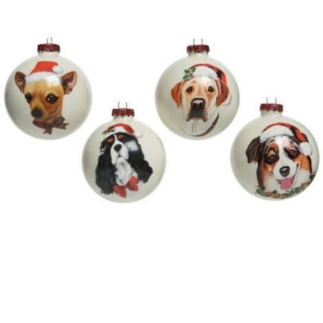 Sfera decorazione cane assortite