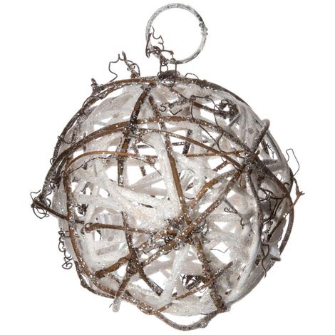 Sfera glitterata natalizia D7.5 - Feeric lights & christmas