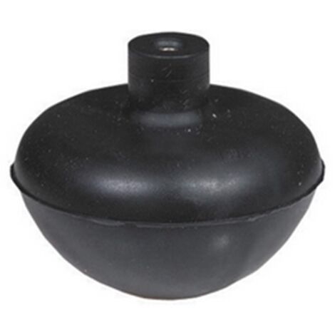Sfera in gomma con nottolino 64,5X53 per cassetta wc