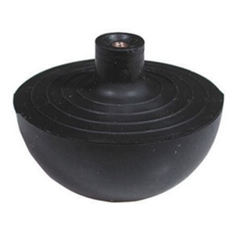 Sfera in gomma con nottolino 69,5X53 per cassetta wc