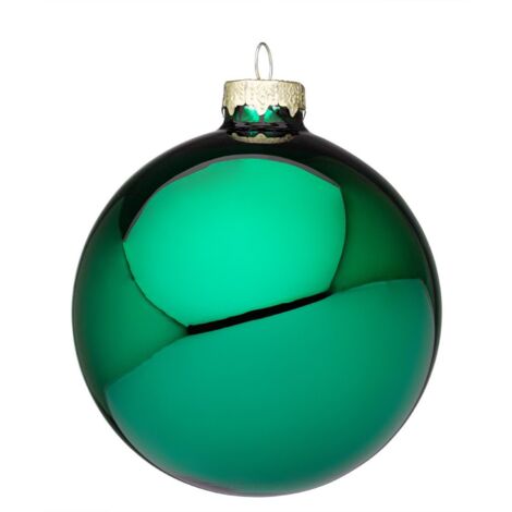 Sfera in Vetro Bizzotto Verde Smeraldo Lucido Ø 60mm