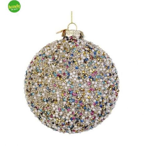 Sfera in Vetro Pearly Bizzotto Multicolor Ø 80mm