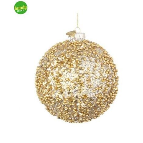 Sfera in Vetro Reflection Bizzotto Oro Ø 80mm