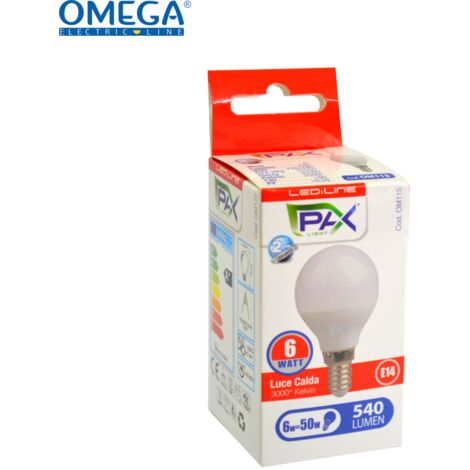 SFERA LED G45 6W 3000K 540LM E14 A+