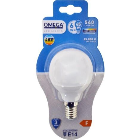 SFERA LED P45 6W E14 6500K