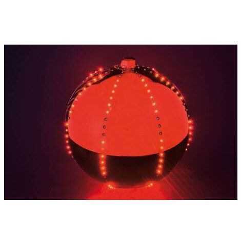 Sfera led rossa 30 cm 240 led