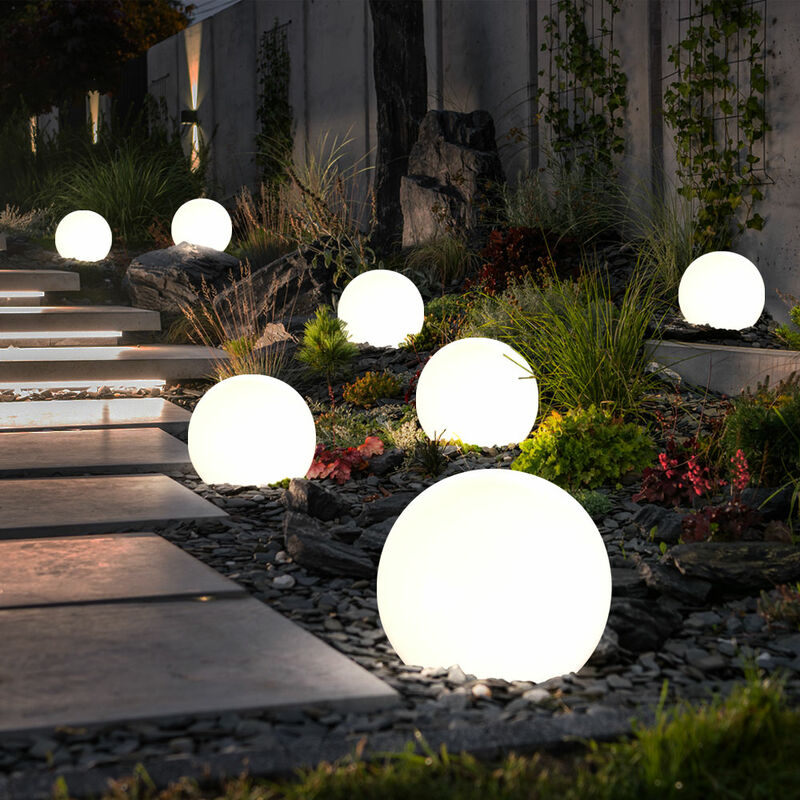 Image of Sfera luminosa solare 10 cm sfera luminosa solare da giardino led decorazione da giardino sfera solare per esterni piccola, durata della luce circa