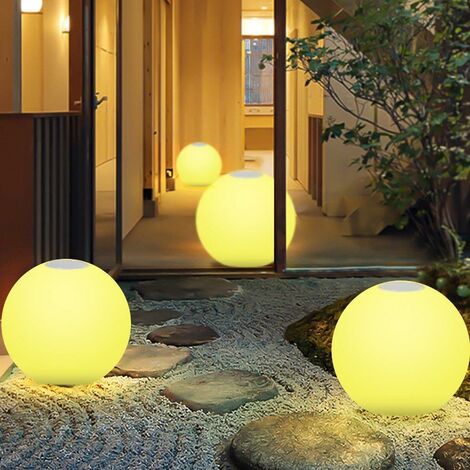 sfera lumonosa e speaker in bluetooth solare riviera in pe e abs ø30x26 cm