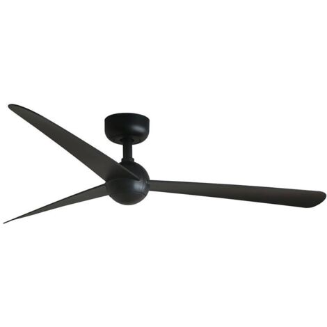 SFERA M Ventilatore da soffitto nero senza luce Ø125cm
