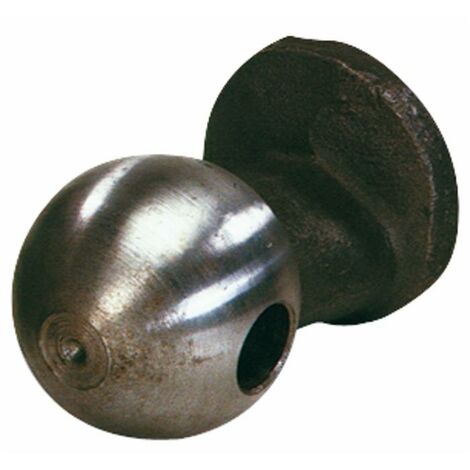 Sfera per sistema ribaltamento rimorchi Ø 60mm con foro Ø 20mm