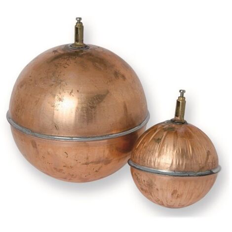 Sfera rame con reggisfera saldato diametro mm.120 649901RL120