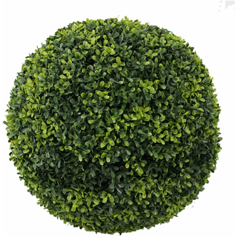 Sfera sintetica rotonda per vasi decoro per locali Boxus Mix verde - Ø53 cm.